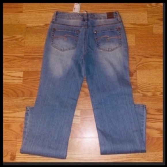 Justice for Girls - Simply Low Bootcut Light Wash Denim Jeans - Sz 14R. - Picture 7 of 10